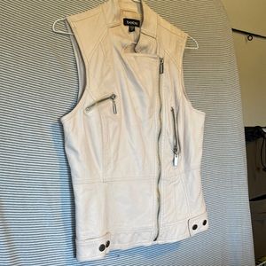 Bebe leather vest